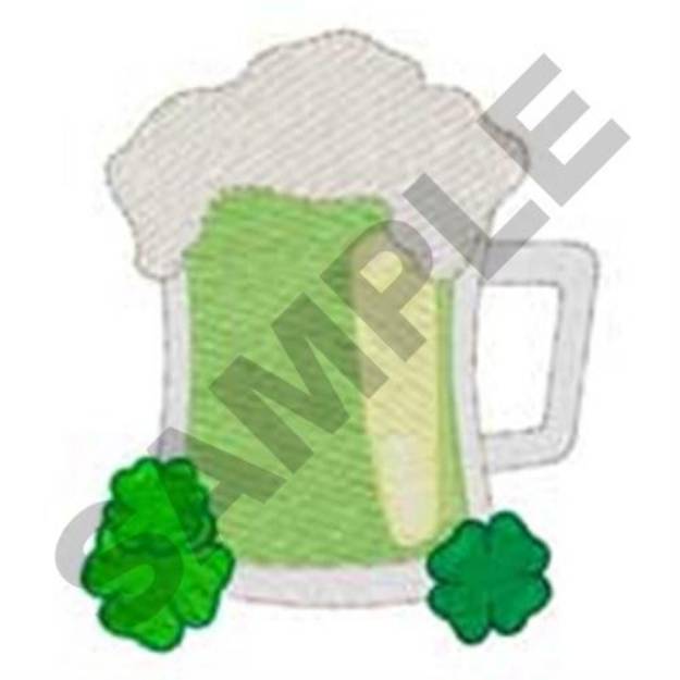 Picture of Green Beer Machine Embroidery Design