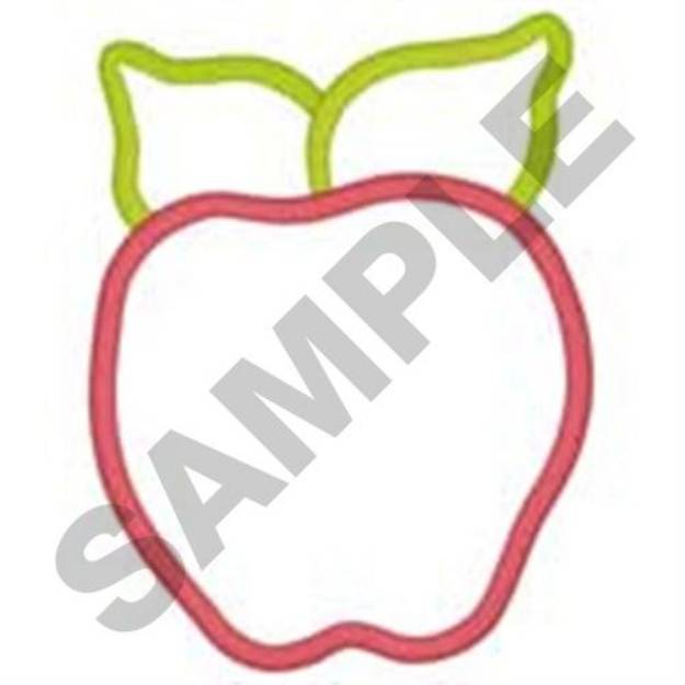 Picture of Apple Applique Machine Embroidery Design