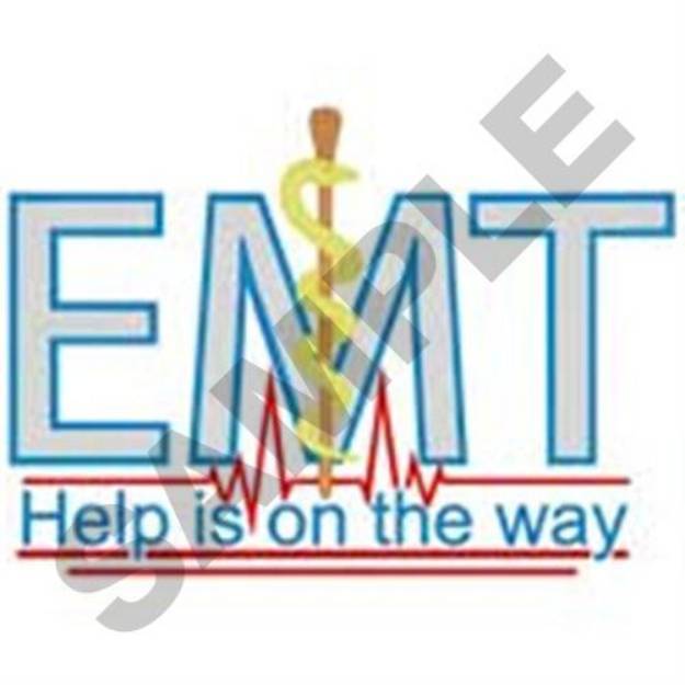 Picture of E M T Help Machine Embroidery Design