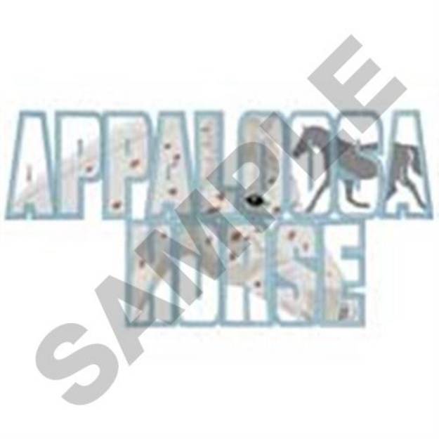 Picture of Appaloosa Machine Embroidery Design