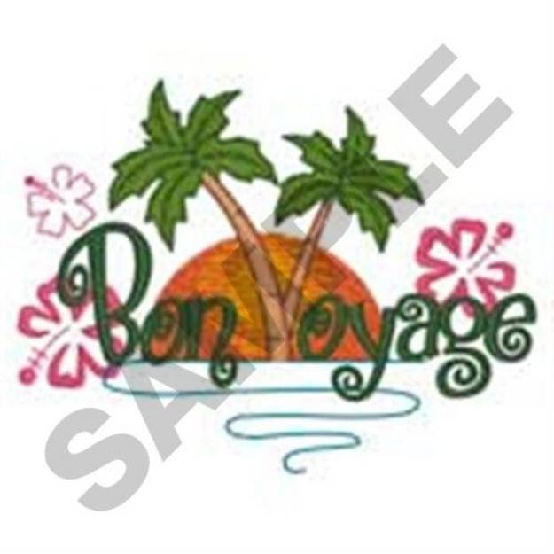 Picture of Bon Voyage Machine Embroidery Design