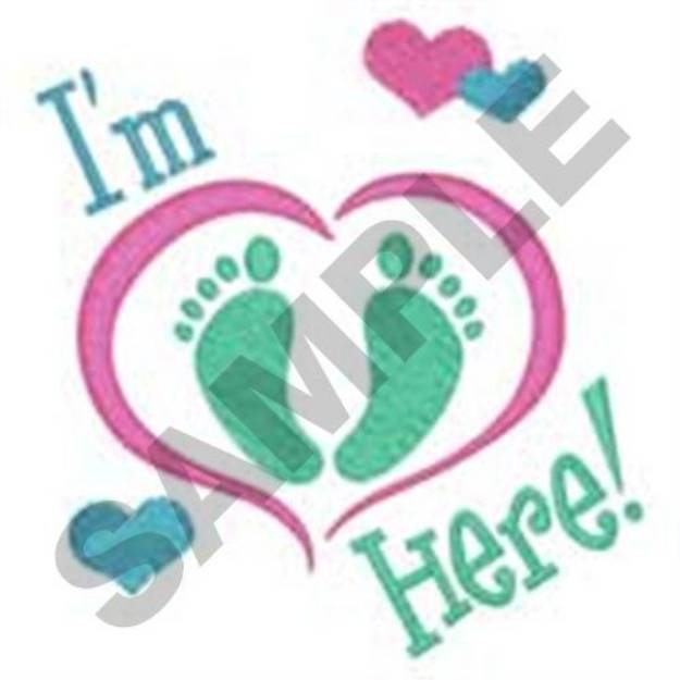 Picture of Baby Feet Machine Embroidery Design