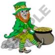 Picture of Leprechaun Gold Machine Embroidery Design