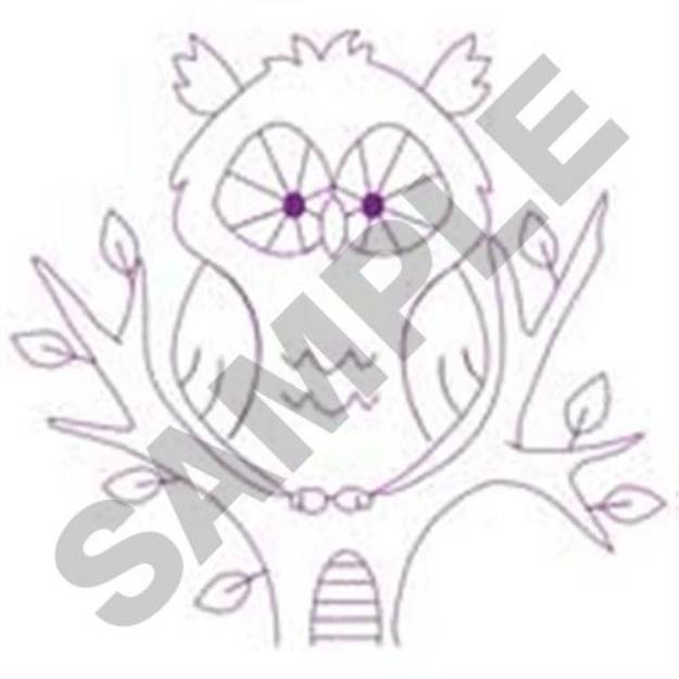 Picture of Owl Quilt Machine Embroidery Design