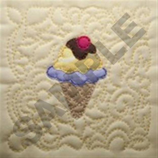 Picture of Cone Quilt Machine Embroidery Design