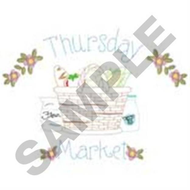 Picture of Thursday Market Machine Embroidery Design