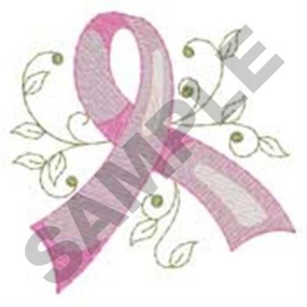 Picture of Cause Ribbon Machine Embroidery Design