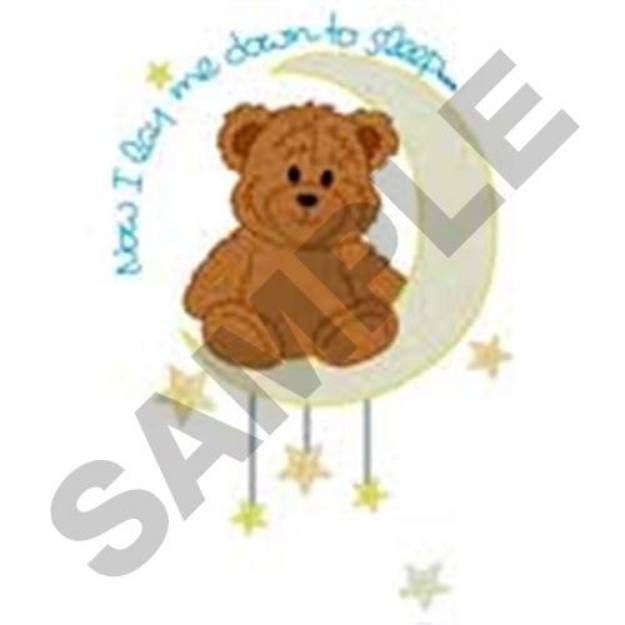 Picture of Sleep Teddy Machine Embroidery Design