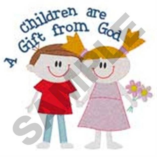 Picture of Children Gift Machine Embroidery Design