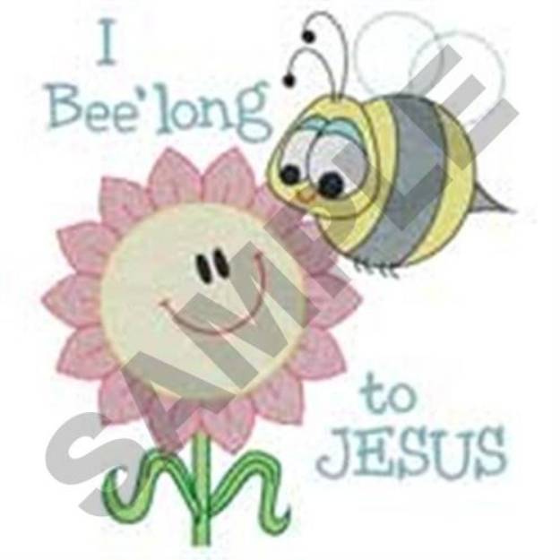 Picture of Beelong Jesus Machine Embroidery Design