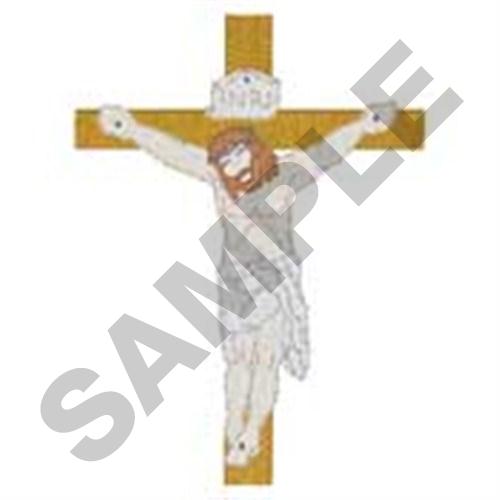 Jesus Crucifixion Machine Embroidery Design