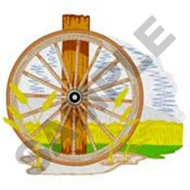 Picture of Wagon Wheel Machine Embroidery Design