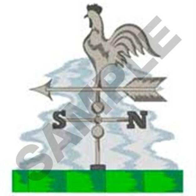 Picture of Weather Vane Machine Embroidery Design