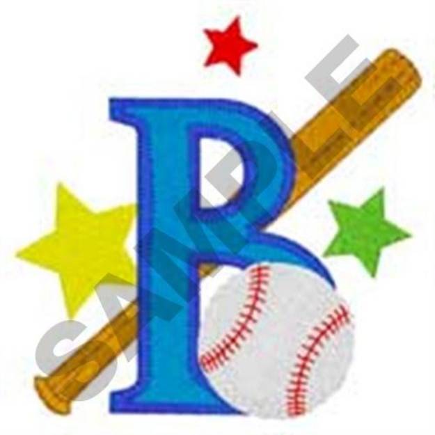 Picture of Baseball Logo Machine Embroidery Design