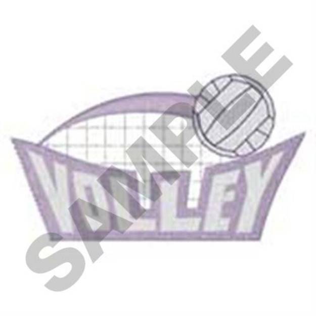 Picture of Volleyball Net Machine Embroidery Design