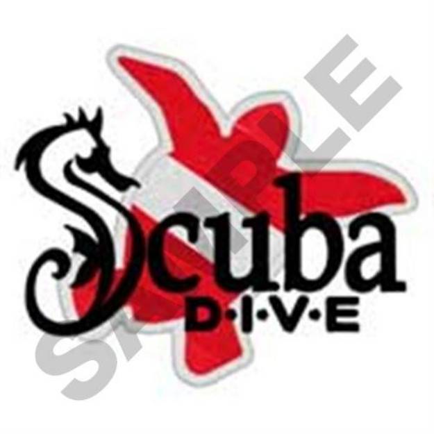 Picture of Scuba Dive Machine Embroidery Design