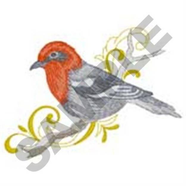 Picture of Olive Warbler Machine Embroidery Design