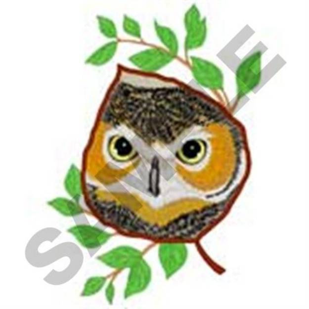 Picture of Great Horned Owl Machine Embroidery Design