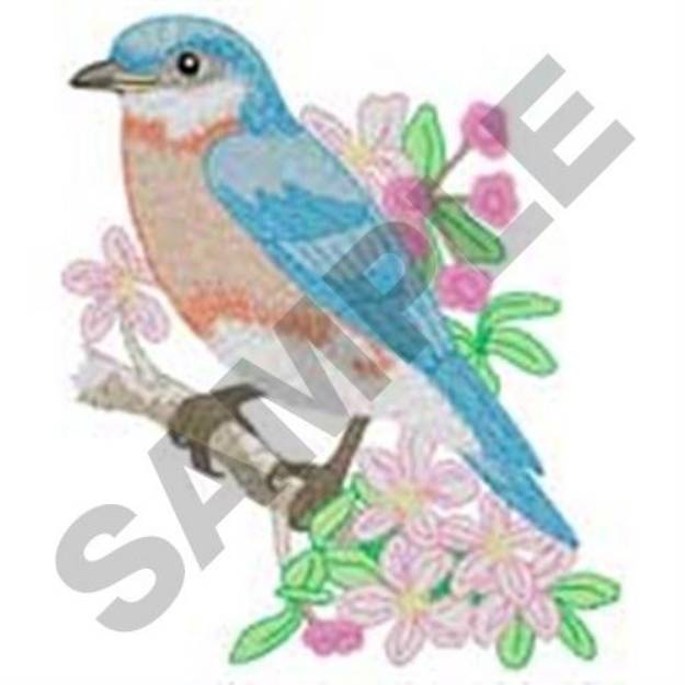 Picture of Bluebird Machine Embroidery Design