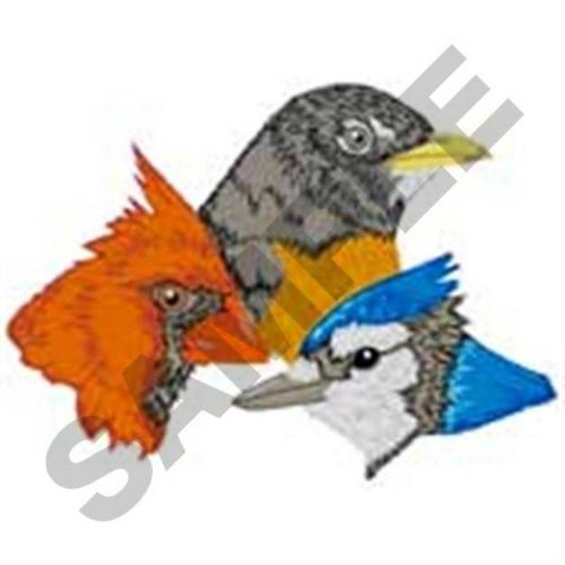 Picture of Songbirds Machine Embroidery Design