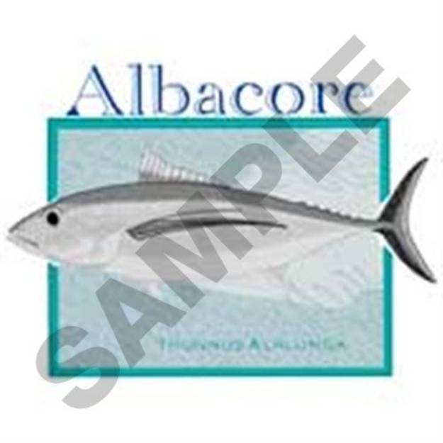 Picture of Albacore Tuna Machine Embroidery Design