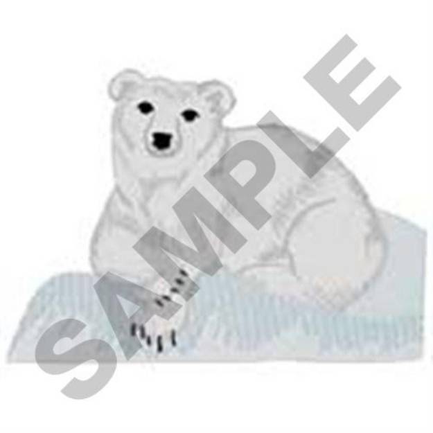 Picture of Polar Bear Machine Embroidery Design