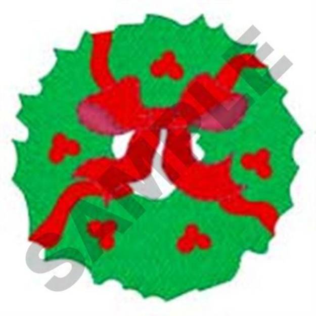 Picture of Christmas Wreath Machine Embroidery Design