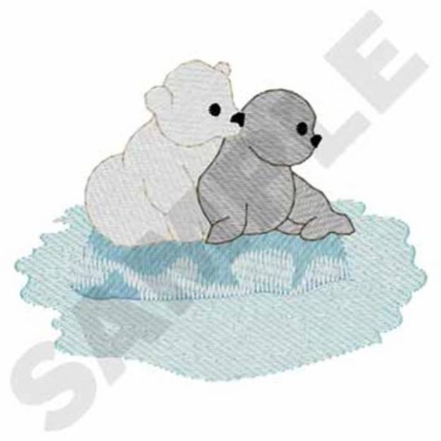 Picture of Acrtic Friends Machine Embroidery Design