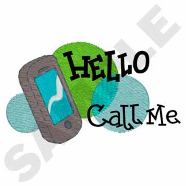 Picture of Cell Phone Machine Embroidery Design