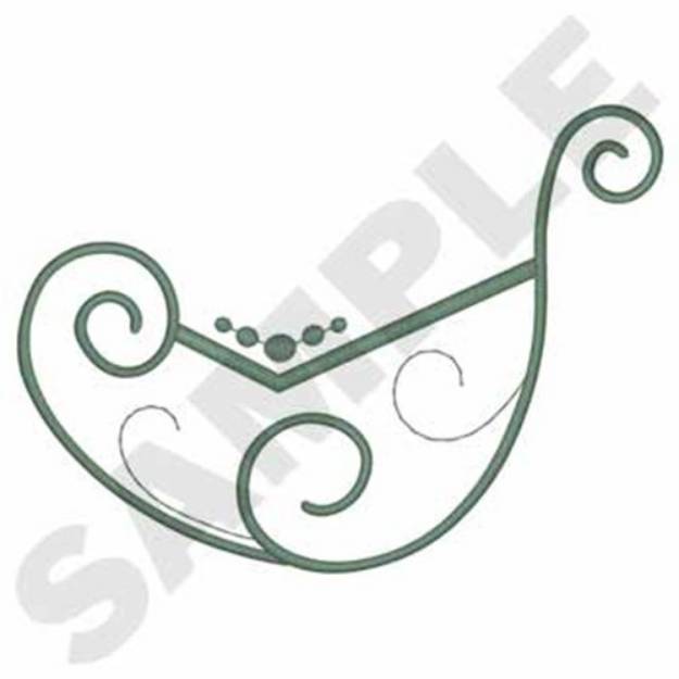 Picture of Swirl Scroll Machine Embroidery Design