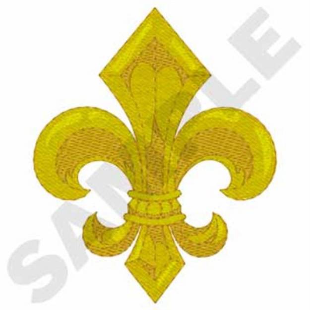 Picture of Fleur De Lis Machine Embroidery Design