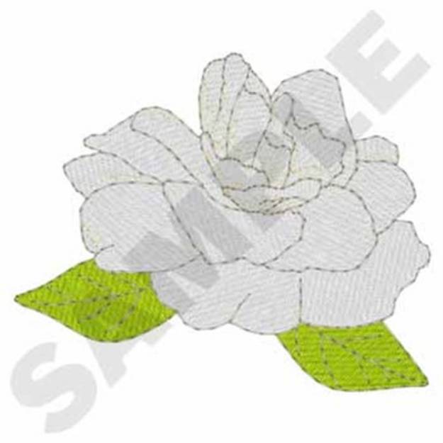 Picture of Gardenia Machine Embroidery Design