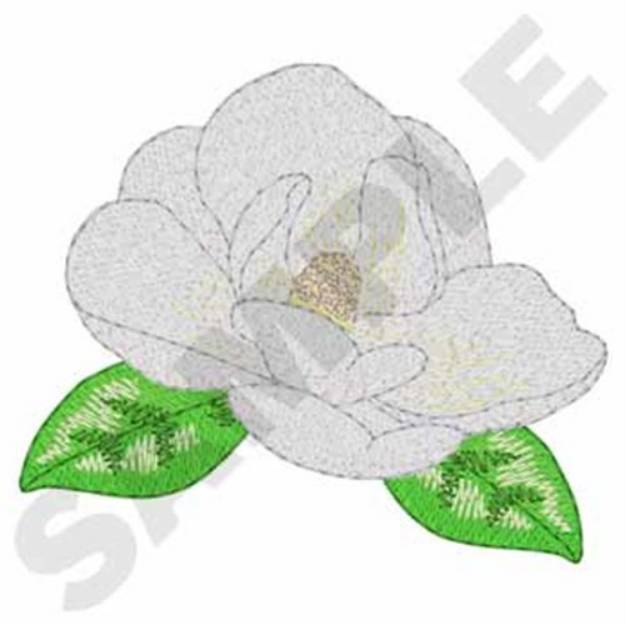 Picture of Magnolia Machine Embroidery Design