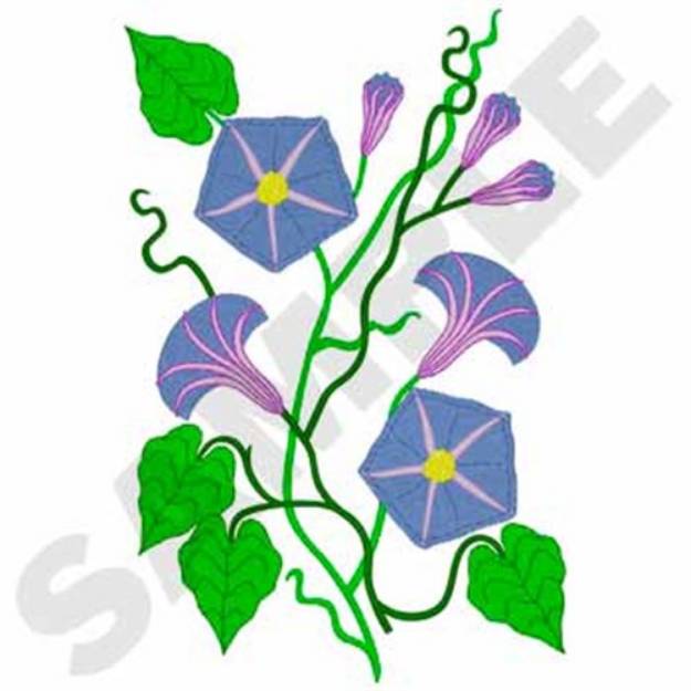 Picture of Morning Glory Machine Embroidery Design