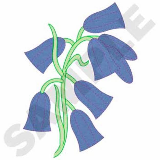 Picture of Bluebells Machine Embroidery Design