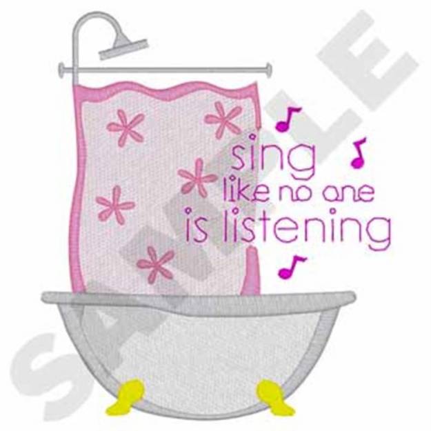 Picture of Tub & Shower Machine Embroidery Design