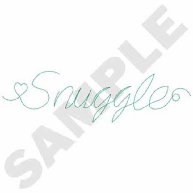 Picture of Snuggle Machine Embroidery Design