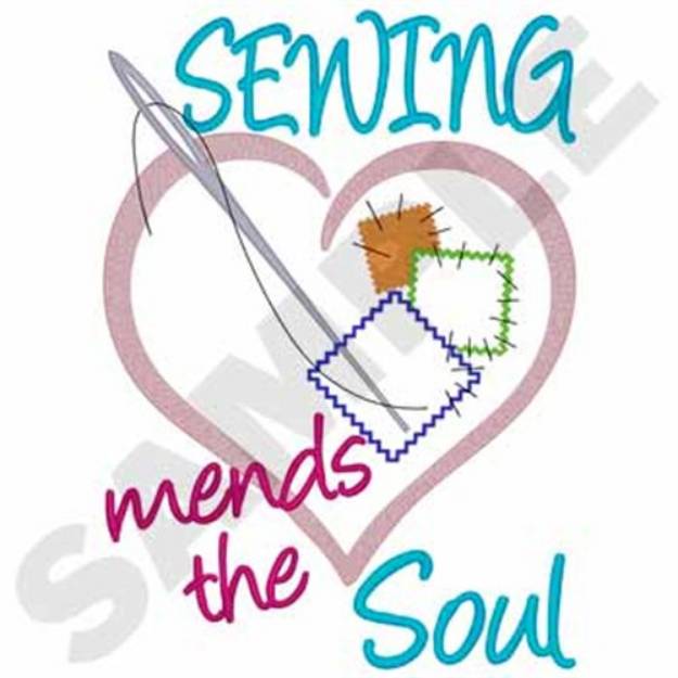 Picture of Sewing Heart Machine Embroidery Design