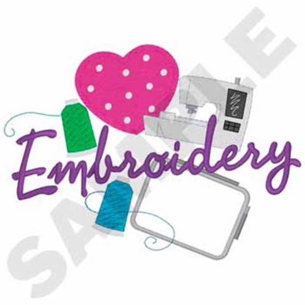 Picture of Supplies Machine Embroidery Design