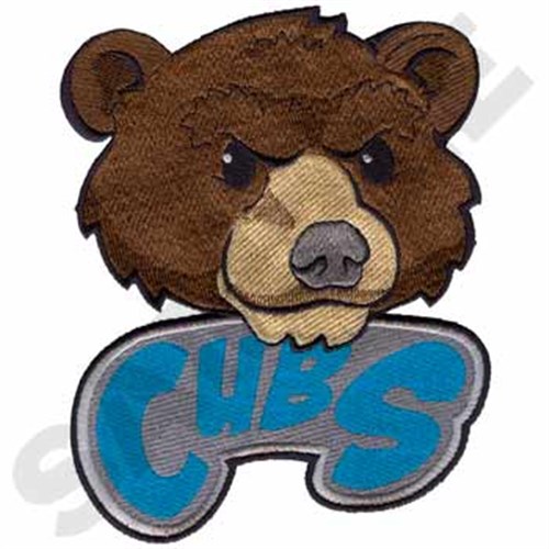 Cubs Machine Embroidery Design