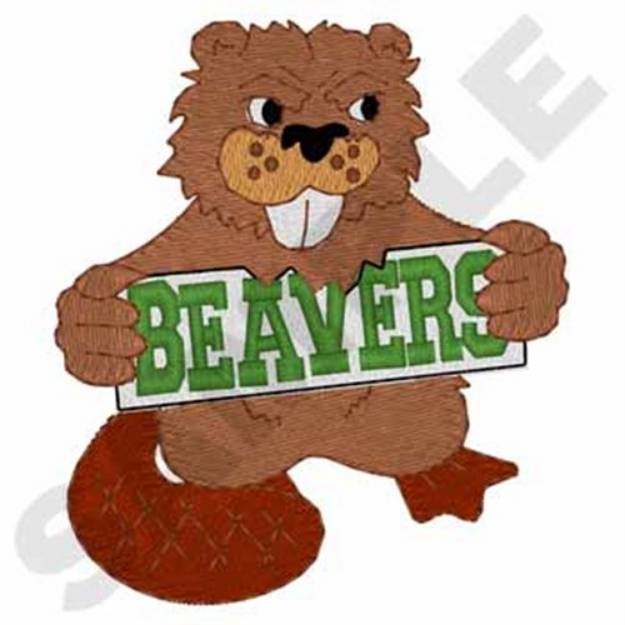 Picture of Beavers Machine Embroidery Design