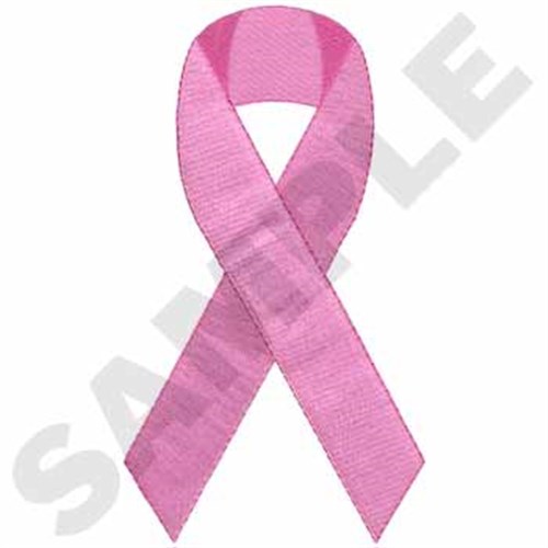 Breast Cancer Ribbon Machine Embroidery Design