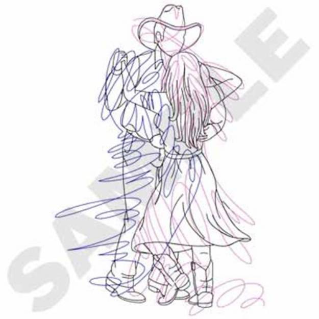 Picture of Country Dance Machine Embroidery Design