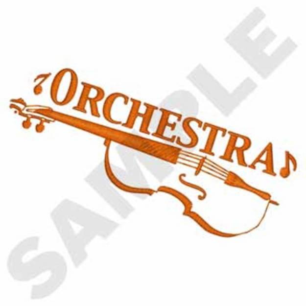 Picture of Orchestra Cello Machine Embroidery Design