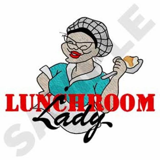 Picture of Lunch Lady Machine Embroidery Design