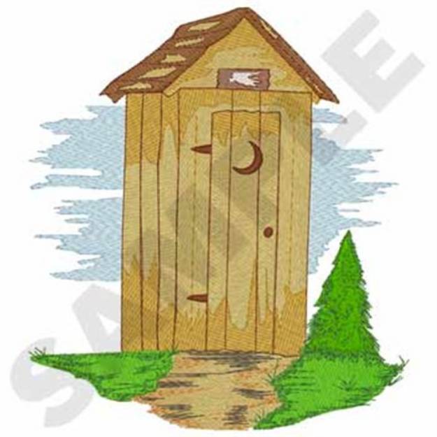 Picture of Outhouse Machine Embroidery Design
