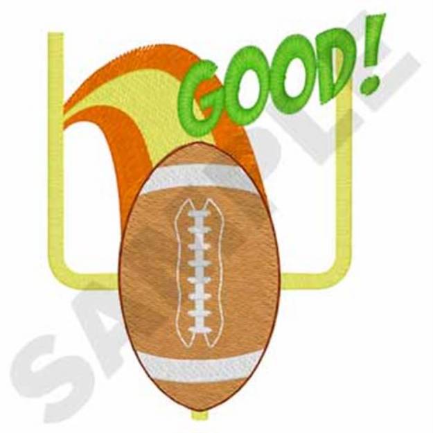 Picture of Football Machine Embroidery Design