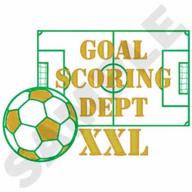 Picture of Soccer Clipboard Machine Embroidery Design