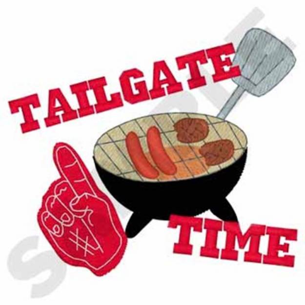 Picture of Tailgate Time Machine Embroidery Design