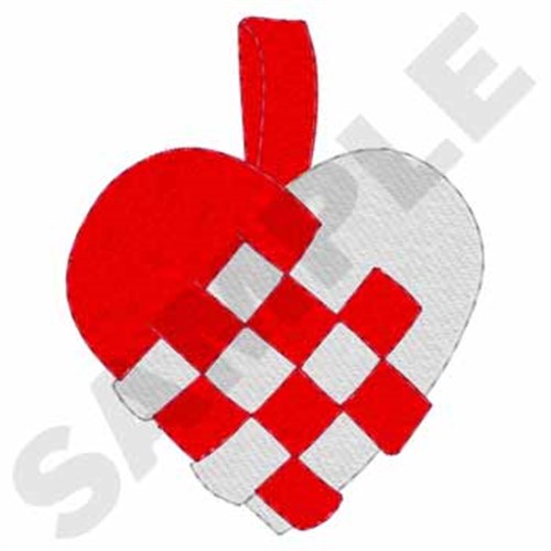 Danish Heart Machine Embroidery Design